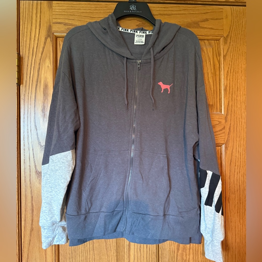 Vs pink zip up
